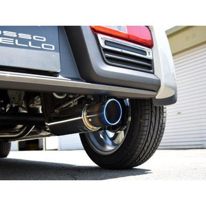 ROSSO MODELLO COLBASSO TI-C TITANIUM TAIL SILVER EXHAUST MUFFLER FOR SUZUKI ALTO TURBO RS HA36S R06A TURBO COBT-K734-SILVER