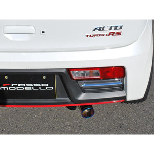 ROSSO MODELLO COLBASSO TI-C TITANIUM TAIL SILVER EXHAUST MUFFLER FOR SUZUKI ALTO WORKS HA36S MT R06A TURBO COBT-K734-SILVER