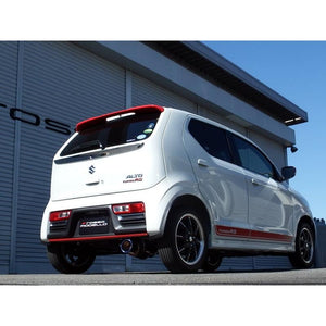 ROSSO MODELLO COLBASSO TI-C TITANIUM TAIL BLACK EXHAUST MUFFLER FOR SUZUKI ALTO WORKS 4WD HA36S MT R06A TURBO COBT-K735-BLACK