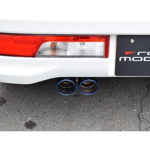 ROSSO MODELLO COLBASSO TI-C TITANIUM TAIL SILVER EXHAUST MUFFLER FOR SUZUKI EVERY WAGON TURBO DA17W DA18W AT R06A TURBO COBT-K736-SILVER