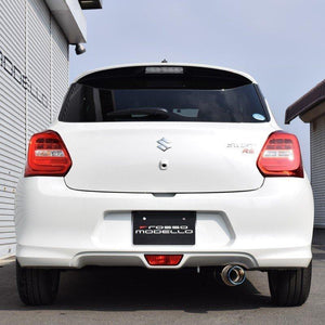 ROSSO MODELLO COLBASSO TI-C TITANIUM TAIL BLUE EXHAUST MUFFLER FOR SUZUKI SWIFT RS ZC83S K12C / K10C TURBO COBT-K737-BLUE