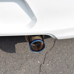 ROSSO MODELLO COLBASSO TI-C TITANIUM TAIL BLUE EXHAUST MUFFLER FOR SUZUKI SWIFT RS ZC83S K12C / K10C TURBO COBT-K737-BLUE