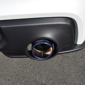 ROSSO MODELLO COLBASSO TI-C TITANIUM TAIL BLUE EXHAUST MUFFLER FOR SUZUKI SWIFT SPORT ZC33S AT MT K14C COBT-K738-BLUE