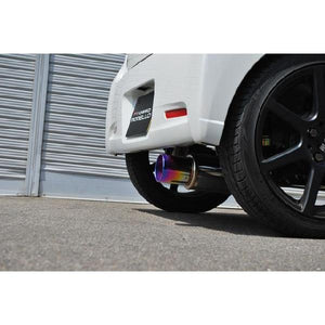 ROSSO MODELLO COLBASSO TI-C TITANIUM TAIL BLUE EXHAUST MUFFLER FOR DAIHATSU MOVE CUSTOM RS LA100S KF TURBO COBT-K814-BLUE