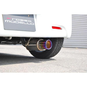 ROSSO MODELLO COLBASSO TI-C TITANIUM TAIL BLUE EXHAUST MUFFLER FOR DAIHATSU MOVE CUSTOM RS LA100S KF TURBO COBT-K814-BLUE