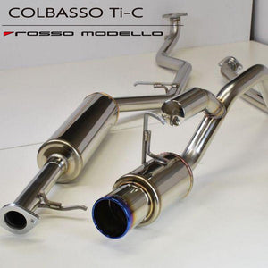 ROSSO MODELLO COLBASSO TI-C TITANIUM TAIL BLUE EXHAUST MUFFLER FOR DAIHATSU MOVE CUSTOM X LA100S KF NA COBT-K816-BLUE