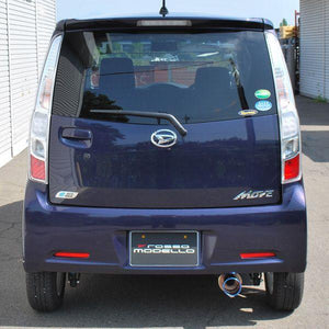 ROSSO MODELLO COLBASSO TI-C TITANIUM TAIL BLUE EXHAUST MUFFLER FOR DAIHATSU MOVE CUSTOM X LA100S KF NA COBT-K816-BLUE