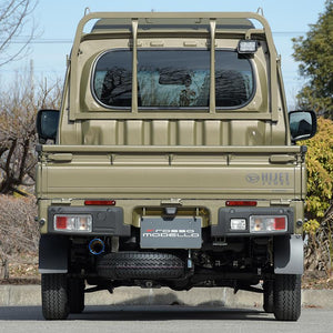 ROSSO MODELLO COLBASSO TI-C TITANIUM TAIL BLACK EXHAUST MUFFLER FOR DAIHATSU HIJET JUMBO S500P S510P AT MT KF COBT-K826-BLACK