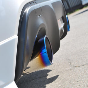 ROSSO MODELLO COLBASSO ZEEK TI TITANIUM TAIL SILVER SPORT SILENCER EXHAUST MUFFLER FOR SUBARU BRZ ZC6 AT MT COBT-Z137-SILVER