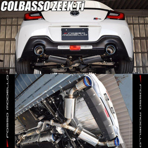 ROSSO MODELLO COLBASSO ZEEK TI TITANIUM TAIL BLACK SPORT SILENCER EXHAUST MUFFLER FOR TOYOTA GR86 ZN8 AT MT COBT-Z162-BLACK