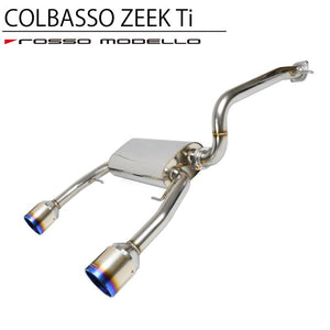 ROSSO MODELLO COLBASSO ZEEK TI TITANIUM TAIL SILVER SPORT SILENCER EXHAUST MUFFLER FOR TOYOTA COPEN GR SPORT LA400A AT MT COBT-Z818-SILVER