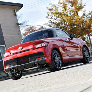 ROSSO MODELLO COLBASSO ZEEK TI TITANIUM TAIL BLACK SPORT SILENCER EXHAUST MUFFLER FOR TOYOTA COPEN GR SPORT LA400A AT MT COBT-Z818-BLACK