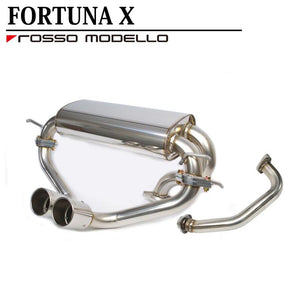ROSSO MODELLO COLBASSO FORTUNA-X CENTER DUAL EXIT STAINLESS TAIL EXHAUST MUFFLER FOR HONDA S660 JW5 AT MT S07A COBX-K336