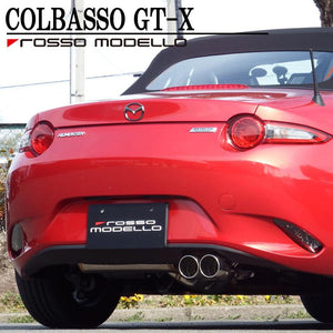 ROSSO MODELLO COLBASSO GT-X STAINLESS TAIL EXHAUST MUFFLER FOR MAZDA ROADSTER ND5RC ZENKI MT P5-VP COBX-K607
