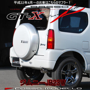 ROSSO MODELLO COLBASSO GT-X STAINLESS TAIL EXHAUST MUFFLER FOR SUZUKI JIMNY JB23W AT MT K6A TURBO COBX-K706