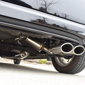 ROSSO MODELLO DUALIST EX-R SINGLE SIDE TWIN TAIL EXHAUST MUFFLER FOR HONDA N-BOX CUSTOM TURBO JF3 S07B TURBO DSTR-339