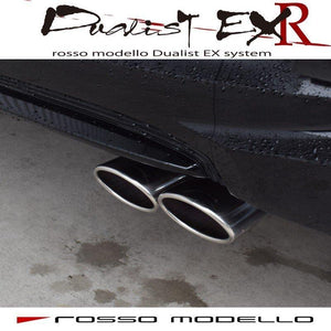 ROSSO MODELLO DUALIST EX-R SINGLE SIDE TWIN TAIL EXHAUST MUFFLER FOR HONDA N-BOX CUSTOM TURBO JF3 S07B TURBO DSTR-339