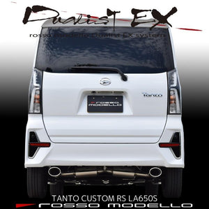 ROSSO MODELLO DUALIST EX DUAL EXIT OVAL TAIL EXHAUST MUFFLER FOR DAIHATSU TANTO CUSTOM RS LA650S TURBO DSTW-821