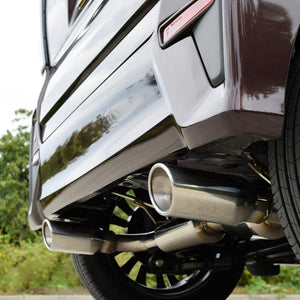 ROSSO MODELLO DUALIST EX DUAL EXIT OVAL TAIL EXHAUST MUFFLER FOR DAIHATSU TANTO FUN CROSS TURBO LA650S TURBO DSTW-821