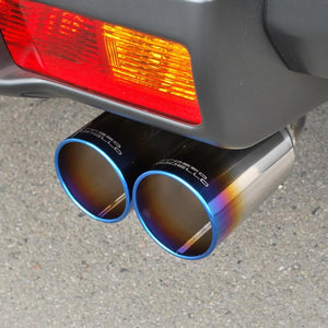 ROSSO MODELLO DUSSEL TI-C CURL TITANIUM TAIL BLACK EXHAUST MUFFLER FOR TOYOTA FJ CRUISER GSJ15W 1GR-FE DUSC-129R-BLACK