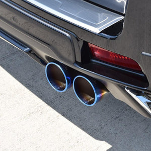 ROSSO MODELLO DUSSEL TI-C CURL TITANIUM TAIL BLUE EXHAUST MUFFLER FOR TOYOTA LAND CRUISER PRADO GDJ150W 1GD-FTV 2.8L DUSC-153-BLUE