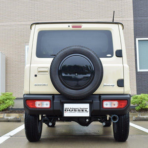 ROSSO MODELLO DUSSEL TI-C CURL TITANIUM TAIL BLUE EXHAUST MUFFLER FOR SUZUKI JIMNY JB64W AT MT R06A TURBO DUSC-K739-BLUE