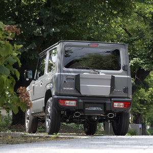 ROSSO MODELLO DUSSEL EX G-STYLE DUAL EXIT OVAL TAIL EXHAUST MUFFLER FOR SUZUKI JIMNY JB64W AT MT R06A TURBO DUSW-741