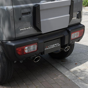 ROSSO MODELLO DUSSEL EX G-STYLE DUAL EXIT OVAL TAIL EXHAUST MUFFLER FOR SUZUKI JIMNY SIERRA JB74W AT MT K15B DUSW-741