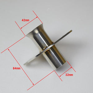 ROSSO MODELLO FLANGE SILENCER FOR UNIVERSAL 50MM 60MM FS001