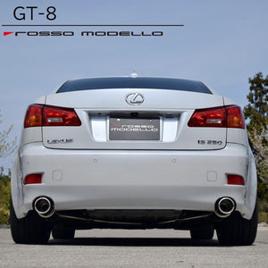 ROSSO MODELLO GT-8 STAINLESS TAIL EXHAUST MUFFLER FOR LEXUS IS250 GSE20 4GR-FSE 2.5L GT8-010