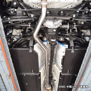 ROSSO MODELLO ARMS CPS CENTER PIPE STRAIGHT 60.5MM FOR STOCK REAR MUFFLER FOR TOYOTA GR86 FOR STOCK REAR ZN8 AT MT FA24 J162CPS