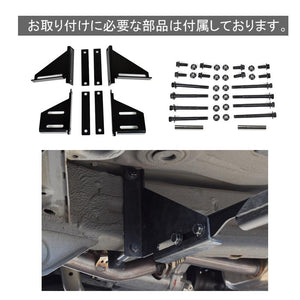 ROSSO MODELLO LAIZA SIDE STEP R'S FOR SUZUKI JIMNY SIERRA JB74W LAZ-SRS74