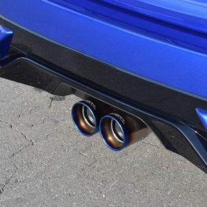 ROSSO MODELLO MARVELOUS T1 SINGLE TITANIUM TAIL SILVER MUFFLER CUTTER FOR HONDA CIVIC FK7 AT MT MFC-HO002-SILVER
