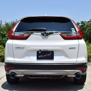 ROSSO MODELLO MARVELOUS T2 DUAL TITANIUM TAIL SILVER MUFFLER CUTTER FOR HONDA CR-V RW1 RW2 1.5LTURBO HYBRID MFC-HO003W-SILVER