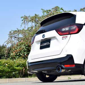 ROSSO MODELLO MARVELOUS T1 SINGLE TITANIUM TAIL BLACK MUFFLER CUTTER FOR HONDA FIT RS E:HEV GR3 LEB-H5 MFC-HO007-BLACK
