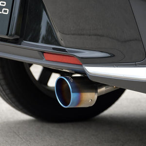 ROSSO MODELLO MARVELOUS T1 SINGLE TITANIUM TAIL BLUE MUFFLER CUTTER FOR LEXUS LBX 2WD 4WD MAYH10 MAYH15 HYBRID MFC-LBX-BLUE
