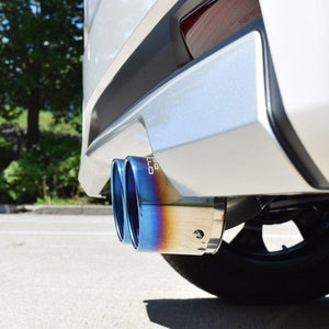 ROSSO MODELLO MARVELOUS T2 DUAL TITANIUM TAIL BLUE MUFFLER CUTTER FOR MITSUBISHI EK CROSS SPACE 2WD B35W TURBO NA MFC-NI006W-BLUE