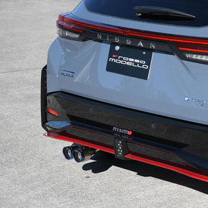 ROSSO MODELLO MARVELOUS T2 DUAL TITANIUM TAIL BLUE MUFFLER CUTTER FOR NISSAN AURA NISMO FSNE13 MFC-NI011W-BLUE