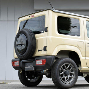 ROSSO MODELLO MARVELOUS T1 SINGLE TITANIUM TAIL SILVER MUFFLER CUTTER FOR SUZUKI JIMNY JB64W MFC-SZ002-SILVER