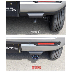 ROSSO MODELLO MARVELOUS T1 SINGLE TITANIUM TAIL SILVER MUFFLER CUTTER FOR SUZUKI HUSTLER MR92S R06D-WA04C NA MFC-SZ006-SILVER
