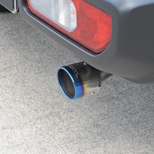 ROSSO MODELLO MARVELOUS T1 SINGLE TITANIUM TAIL SILVER MUFFLER CUTTER FOR SUZUKI JIMNY SIERRA JB74W MFC-SZ012-SILVER