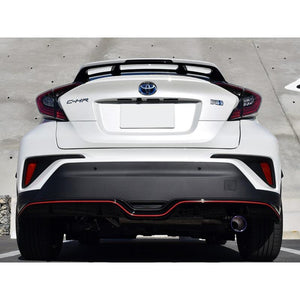 ROSSO MODELLO MARVELOUS T1 SINGLE TITANIUM TAIL BLUE MUFFLER CUTTER FOR TOYOTA C-HR ZYX10 HYBRID / TURBO MFC-TO002-BLUE