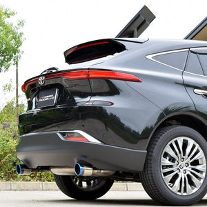 ROSSO MODELLO MARVELOUS T2 DUAL TITANIUM TAIL BLUE MUFFLER CUTTER FOR TOYOTA HARRIER MXUA80 MXUA85 M20A-FKS / A25A-3NM -4NM HYBRID PHV MFC-TO021W-BLUE
