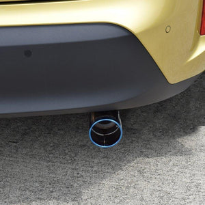 ROSSO MODELLO MARVELOUS T1 SINGLE TITANIUM TAIL BLUE MUFFLER CUTTER FOR TOYOTA YARIS CROSS 4WD MXPB15 MFC-TO025-BLUE