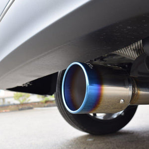 ROSSO MODELLO MARVELOUS T1 SINGLE TITANIUM TAIL BLUE MUFFLER CUTTER FOR TOYOTA COROLLA CROSS ZVG11 ZVG13 HYBRID MFC-TO026-BLUE