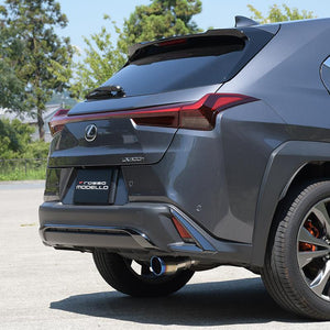 ROSSO MODELLO MARVELOUS T1 SINGLE TITANIUM TAIL SILVER MUFFLER CUTTER FOR LEXUS UX300H MZAH11 MFC-UX300-SILVER