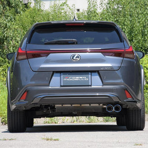 ROSSO MODELLO MARVELOUS T2 DUAL TITANIUM TAIL SILVER MUFFLER CUTTER FOR LEXUS UX300H MZAH11 MFC-UX300W-SILVER