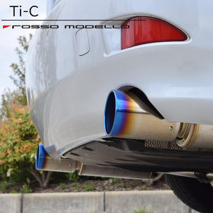 ROSSO MODELLO TI-C TITANIUM TAIL SILVER EXHAUST MUFFLER FOR LEXUS IS250 GSE20 4GR-FSE 2.5L TIC-010-SILVER