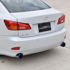ROSSO MODELLO TI-C TITANIUM TAIL SILVER EXHAUST MUFFLER FOR LEXUS IS250 GSE20 4GR-FSE 2.5L TIC-010-SILVER