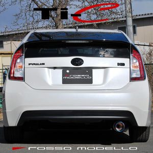 ROSSO MODELLO TI-C TITANIUM TAIL BLUE EXHAUST MUFFLER FOR TOYOTA PRIUS ZVW30 2ZR-3JM TIC-112-BLUE